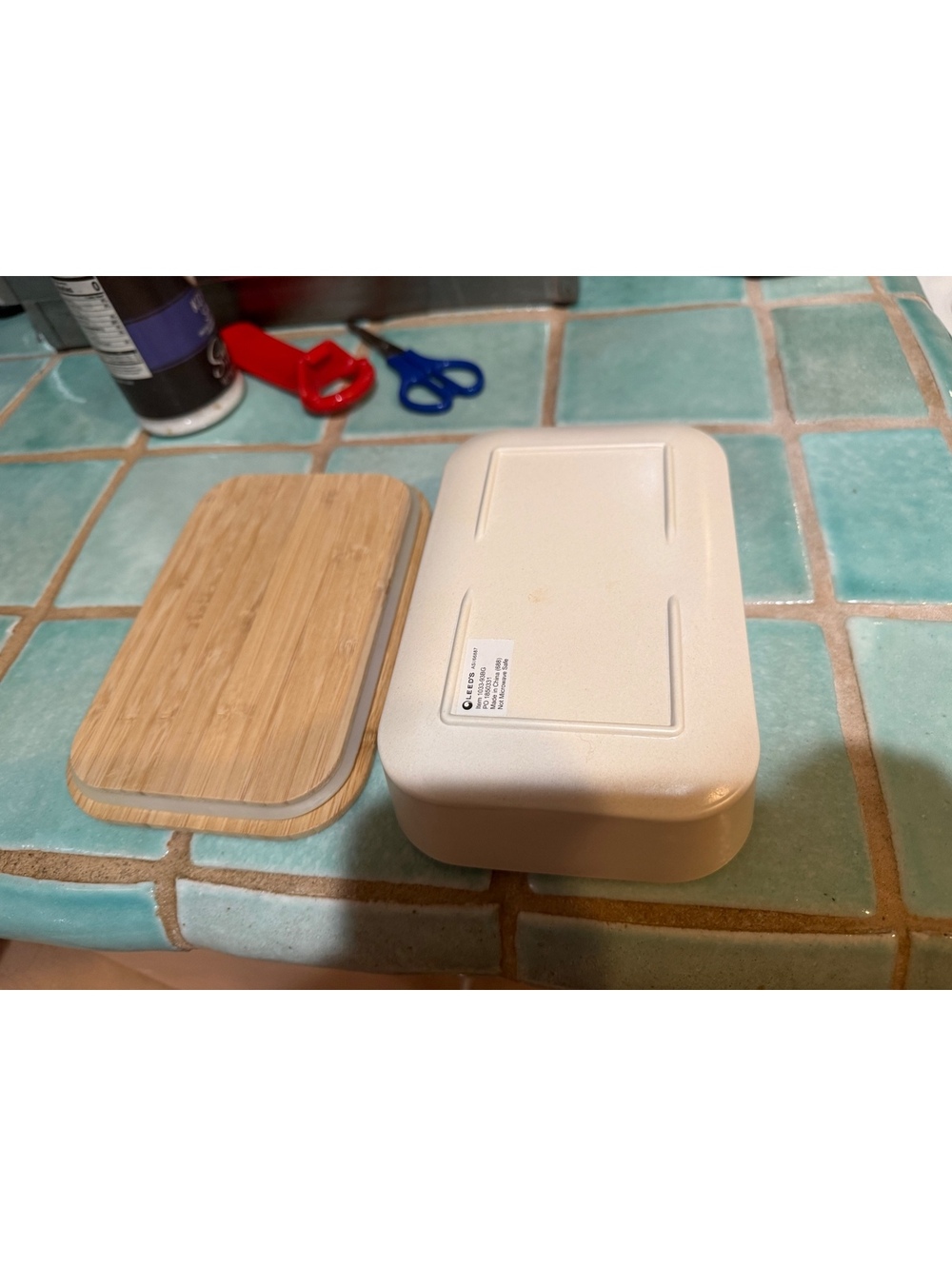 Collectible Employee perk Whole Foods lunchbox bamboo
